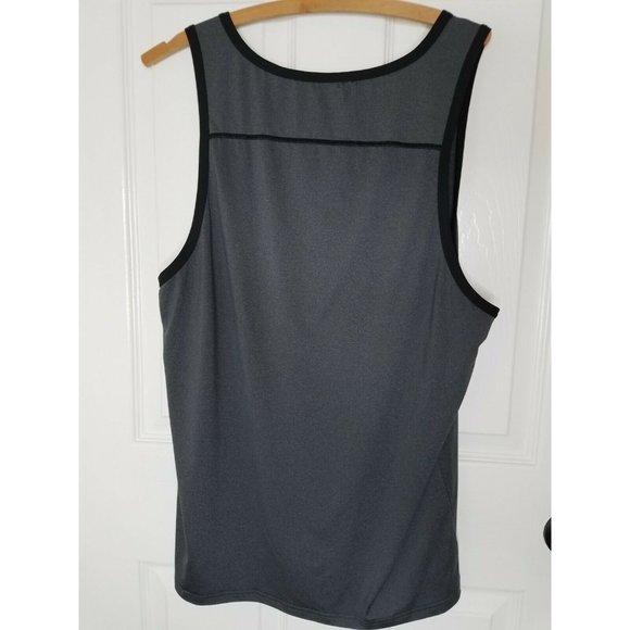 EZRUN Men's Tank Top Quick Dry Athletic Shirt Gray Size Large - Picture 7 of 9